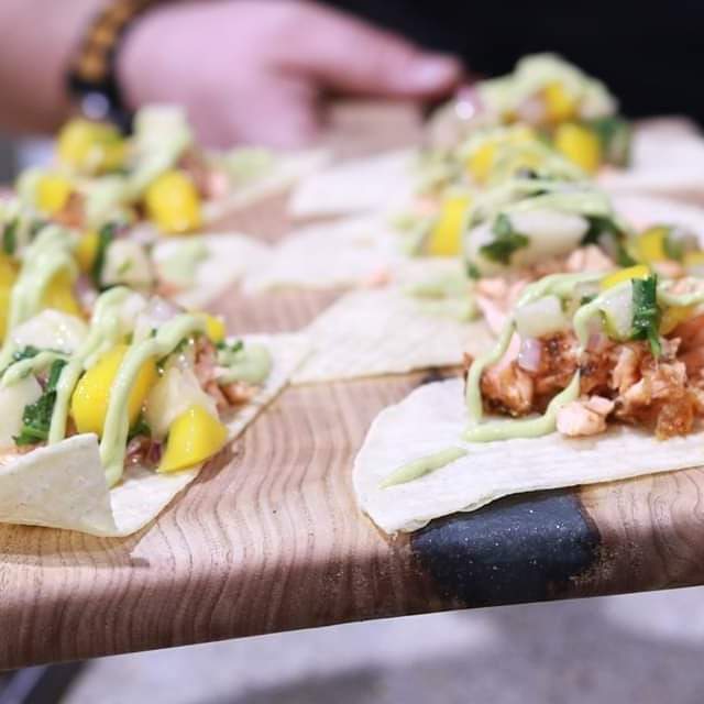 Chipotle Salmon Tacos